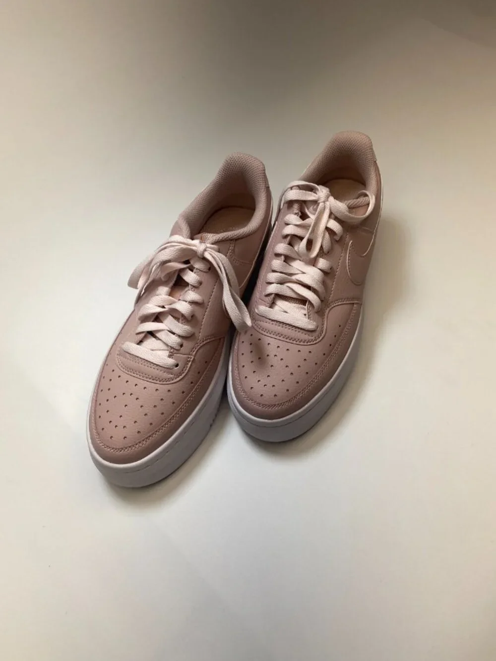 Nike Womens Court Vision Alta LTR Pink Platform Oxford DM0113 600 Sz 9.5